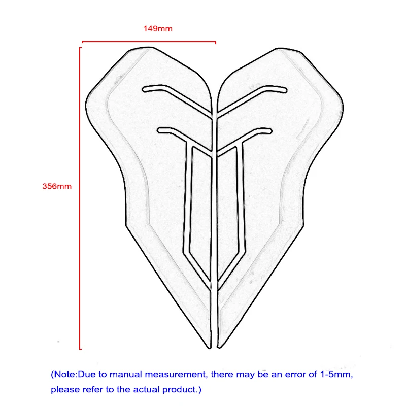 For YAMAHA Tenere700 Tenere 700 XTZ XTZ700 Side Tank Pad Protector XT700Z T7 2018-2023 Motorcycle Knee Anti Slip Sticker Decal