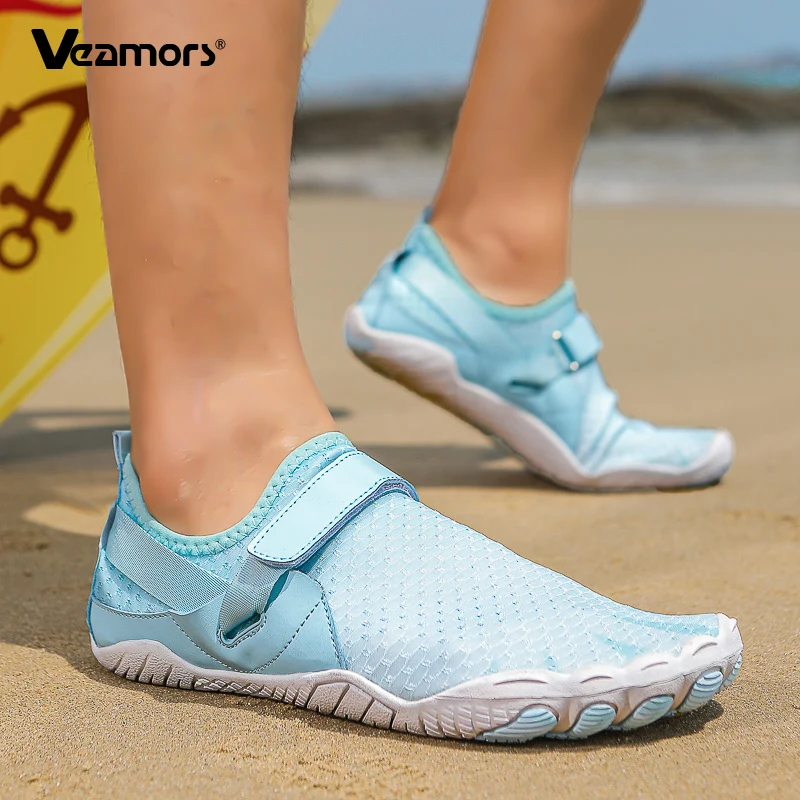 Barefoot Men's Aqua Shoes Quick Drying Women's Beach Walking Wading Shoes Unisex Summer Swimming Surfing Water Sports Shoes