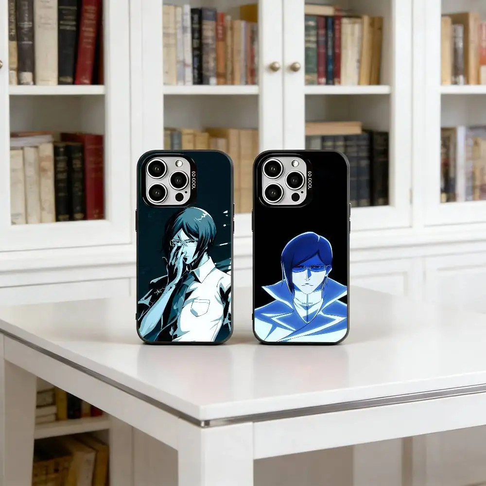 

Anime B-Bleach Phone Case For iPhone 17,16,15,14,13,12,11 Plus,Pro Max,XS,Colorful Silver Black Cover