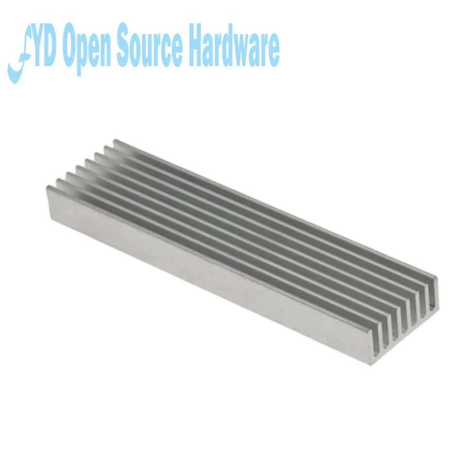 Heatsink Radiator Cooler Radiator 100X25X10MM High Quality Aluminum Heat Sink Fins Fast Thermal Conductivity Thermal Bar 