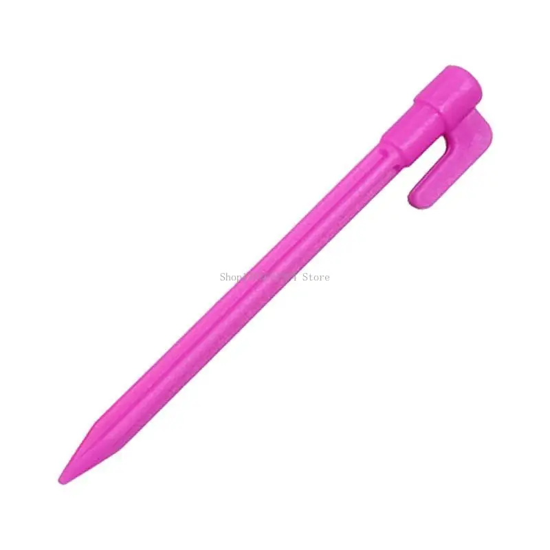 

4Pcs Outdoor Camping Tent Nails Universal Plastic Sand Ground Pegs Stakes Pins Hook Awning Tools for Gardening Pad