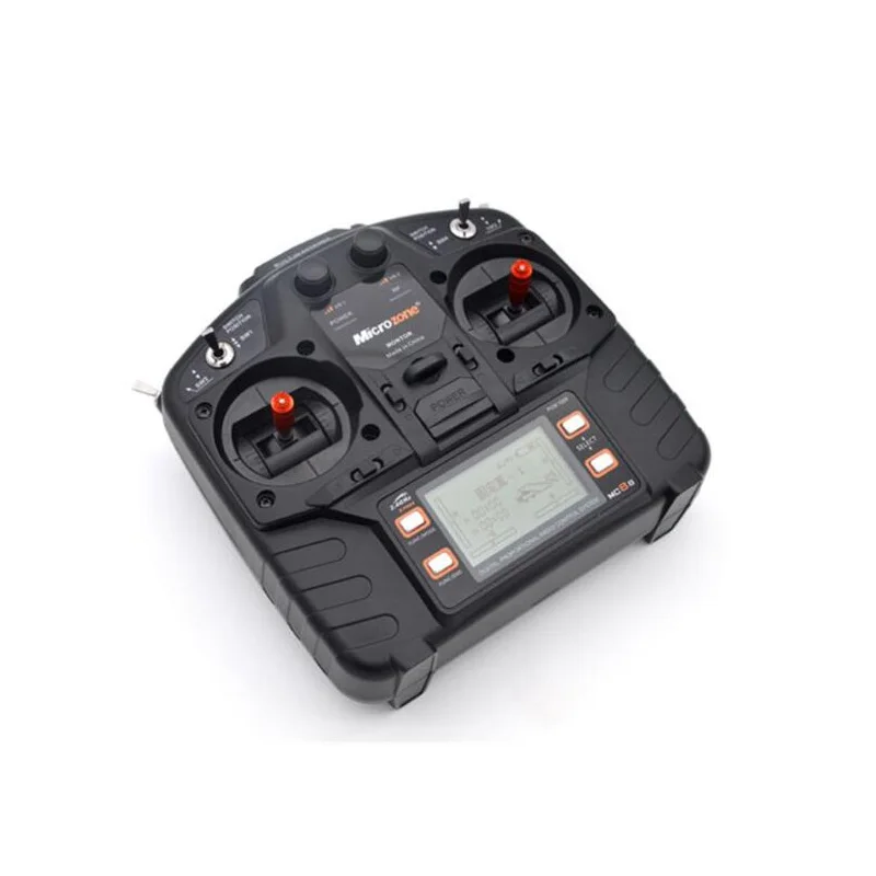 Microzone MC8B 2.4G 8CH trasmettitore di controllo remoto a funzione completa con ricevitore MC9002 per aereo ad ala fissa Multi asse Aircraf