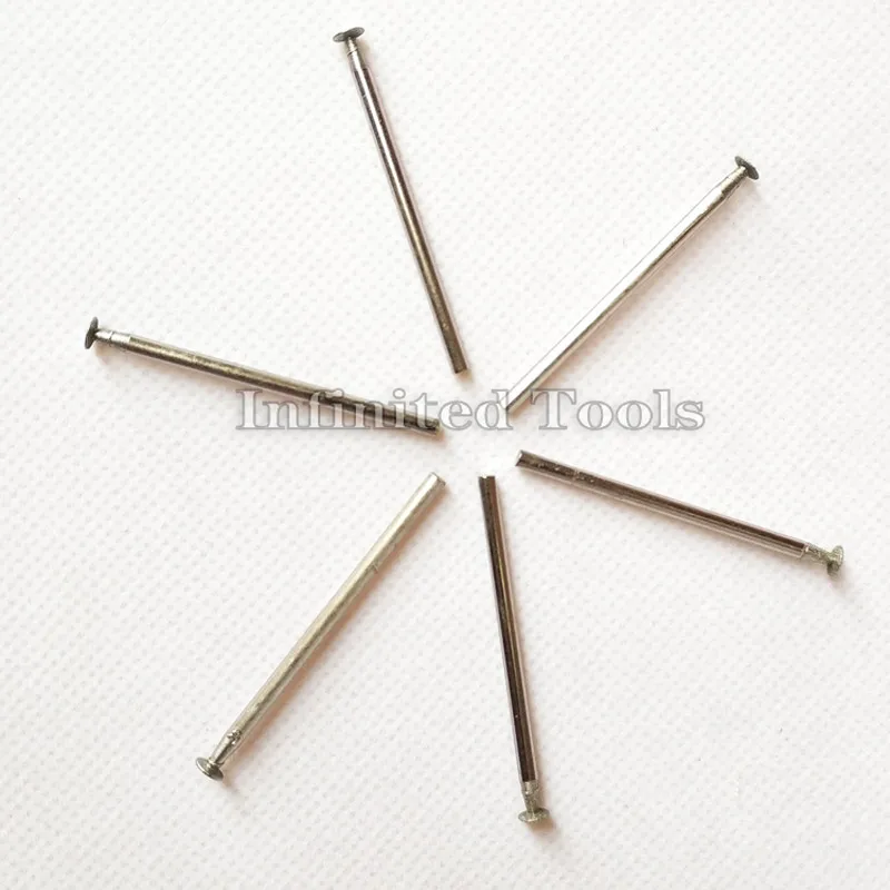 6PCS 2.35mm Shank Grinding Bit Ultra-Thin T Head Diamond Mounted Point Stone Jade Carve Polish Engrave Tool 0.5mm-8mm
