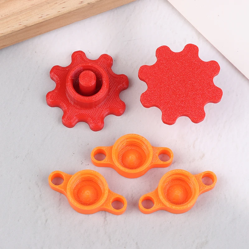 ฝาปิดกาวแก้วสีส้ม 3 ชิ้น หรือฝาปิดหลอดแบบเฟืองยืดหยุ่นสีแดง 2 ชิ้น ป้องกันการแข็งตัวของกาวสำหรับขวดกาวมาตรฐาน