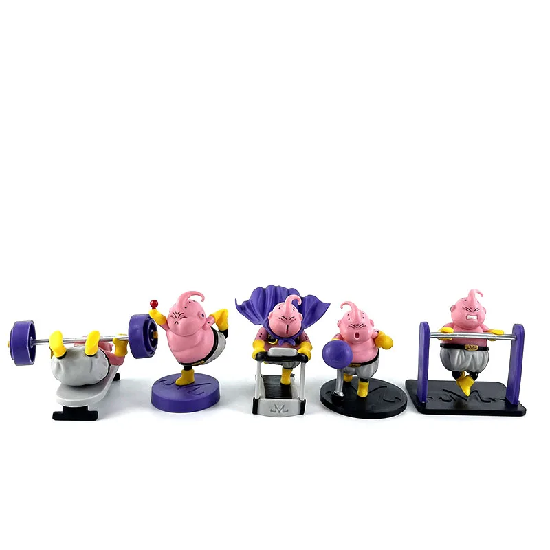 New anime characters small hands fitness exercises bou running yoga horizontal bars creative anime trendy toy decorations