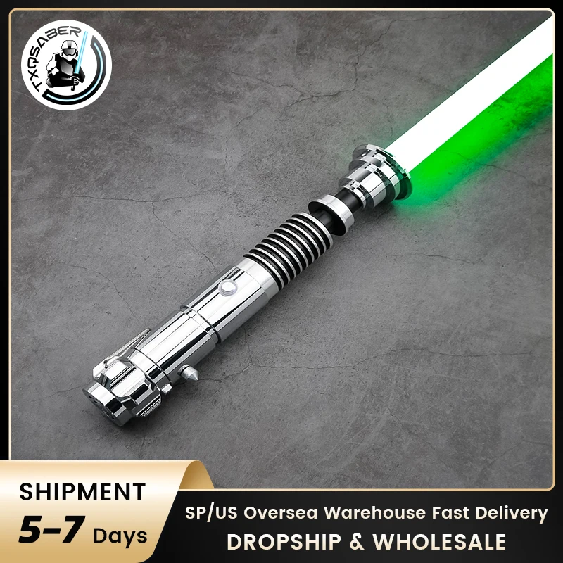 

TXQSABER Lightsaber Neo Pixel Luke Skywalker Smooth Swing Heavy Dueling Metal Hilt Jedi Cosplay Force Blaster Laser Saber