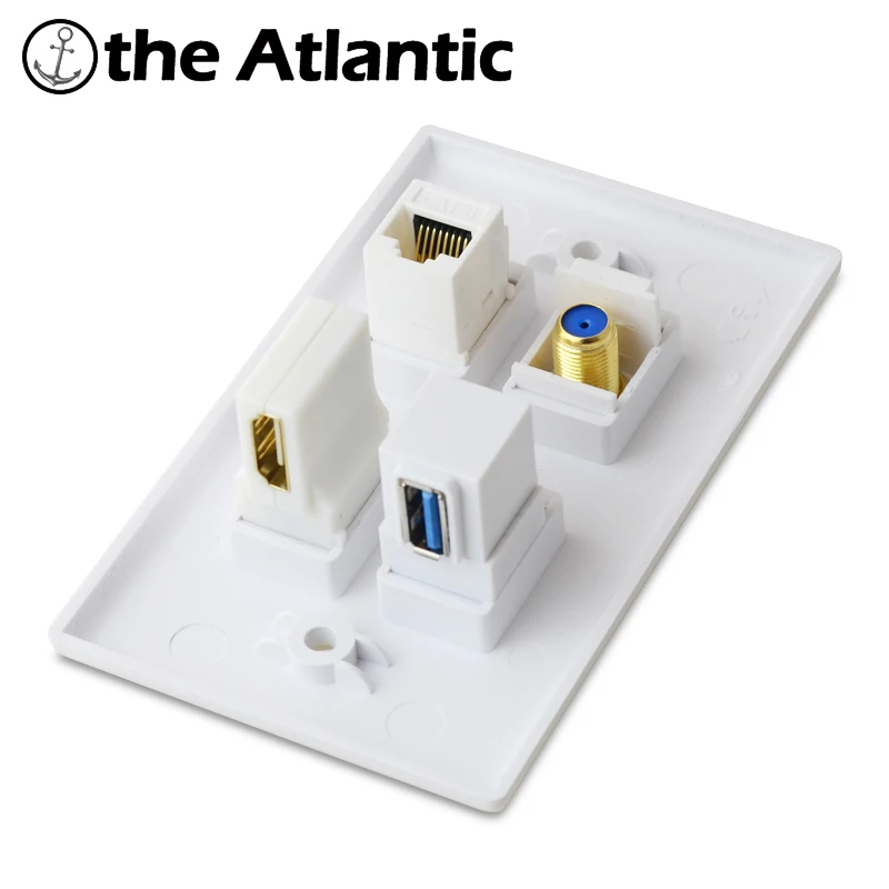 HDMI Antenna Cat6 USB DATA Socket DIY Socket CAT3 TEL Cat5e CAT6 LAN Network TV Satellite keystone 118Type Outlet