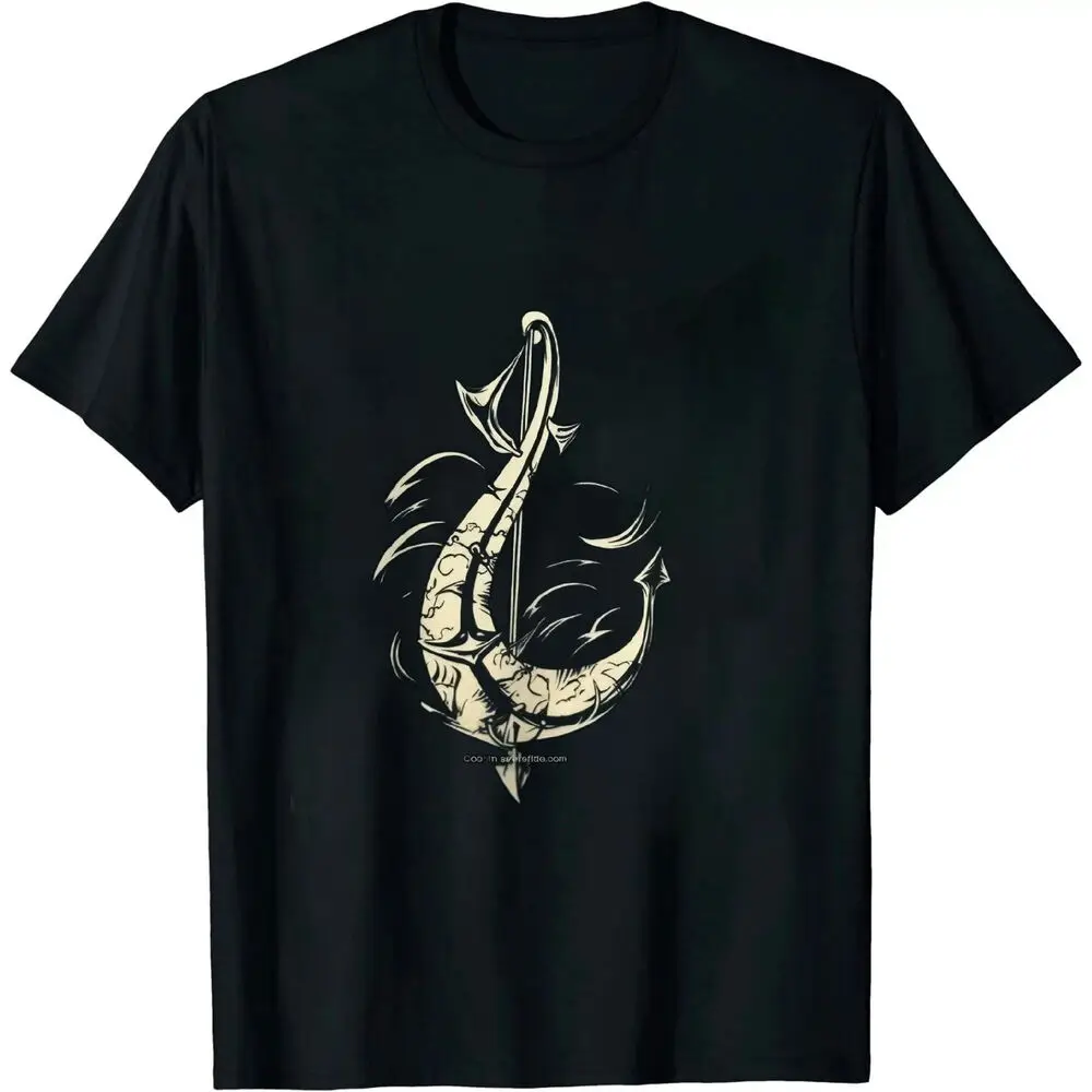 Fish Hook Cool Fishing Angler Men Women T-Shirt Anime Graphic T-shirts For Men Clothing Women Short Sleeve Tees