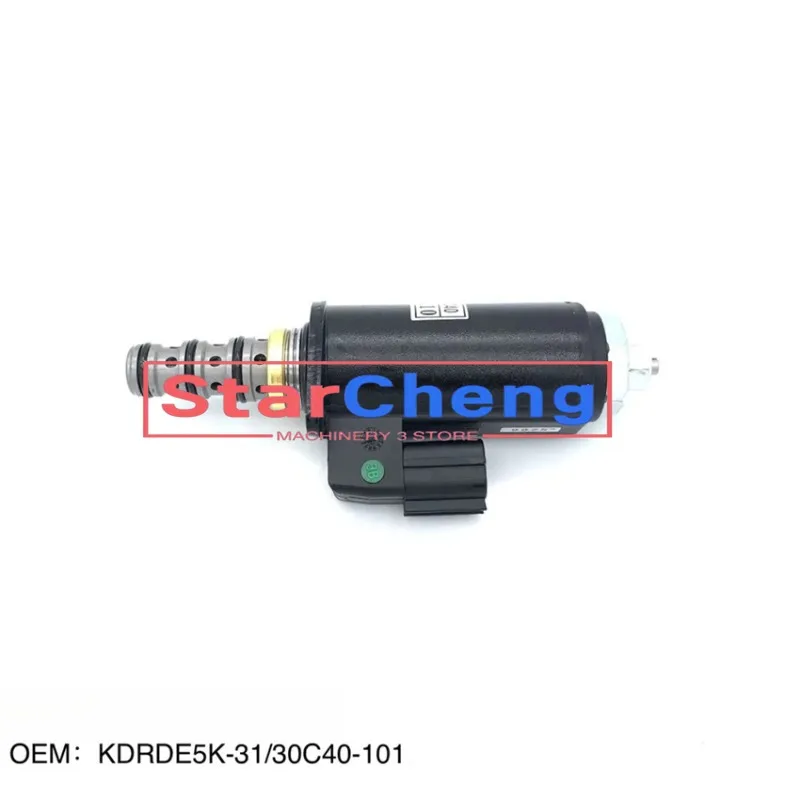 

for Kobelco New Excavator SK200-3 SK200-5 SK200-6 Pump Solenoid Valve YN35V00019F1 KDRDE5K-31 30C40-101 Engine Accessories