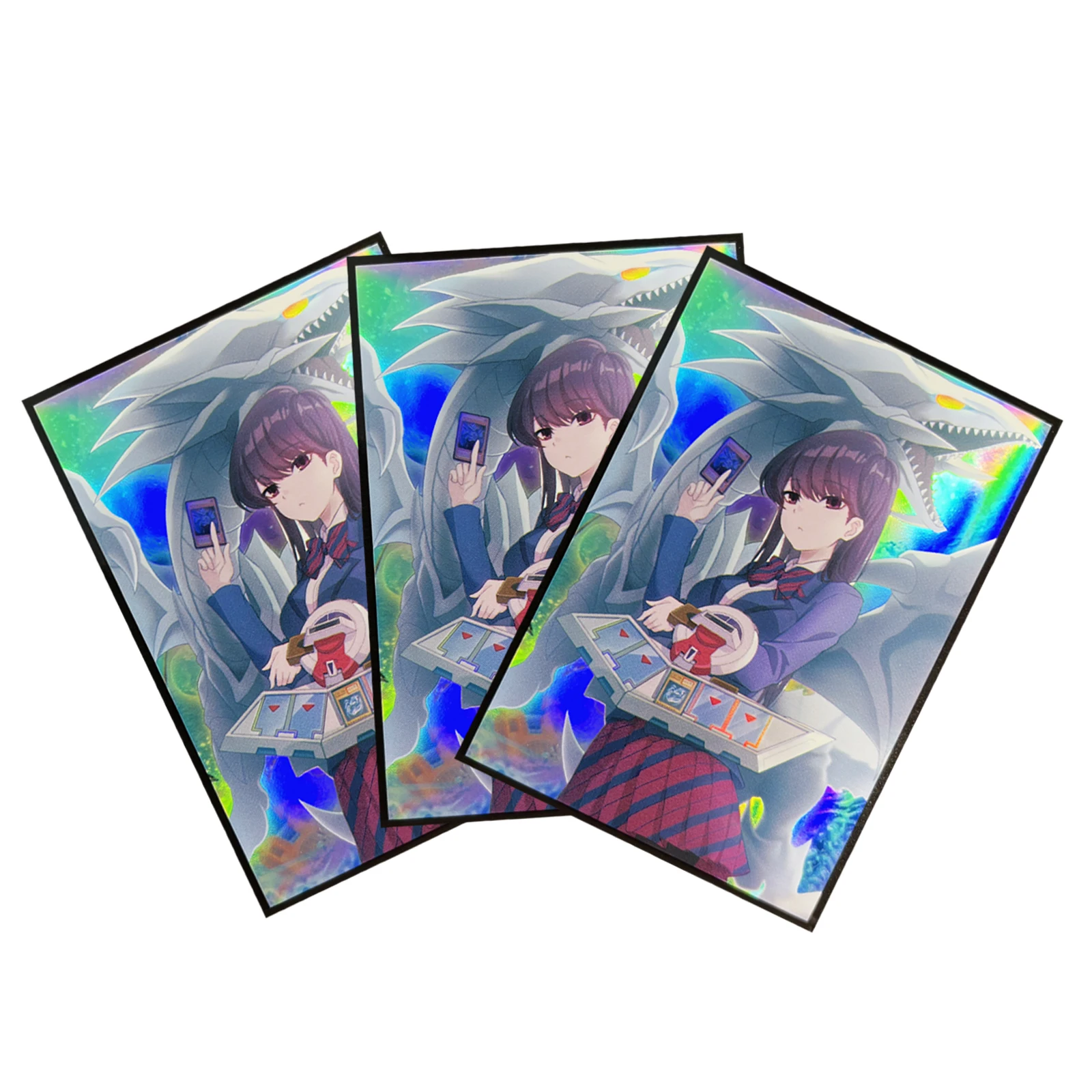 63 x90mm 50PCS Anime Card Sleeves Toploading Trading Card Sleeves protezione per carte di dimensioni giapponesi per YGO