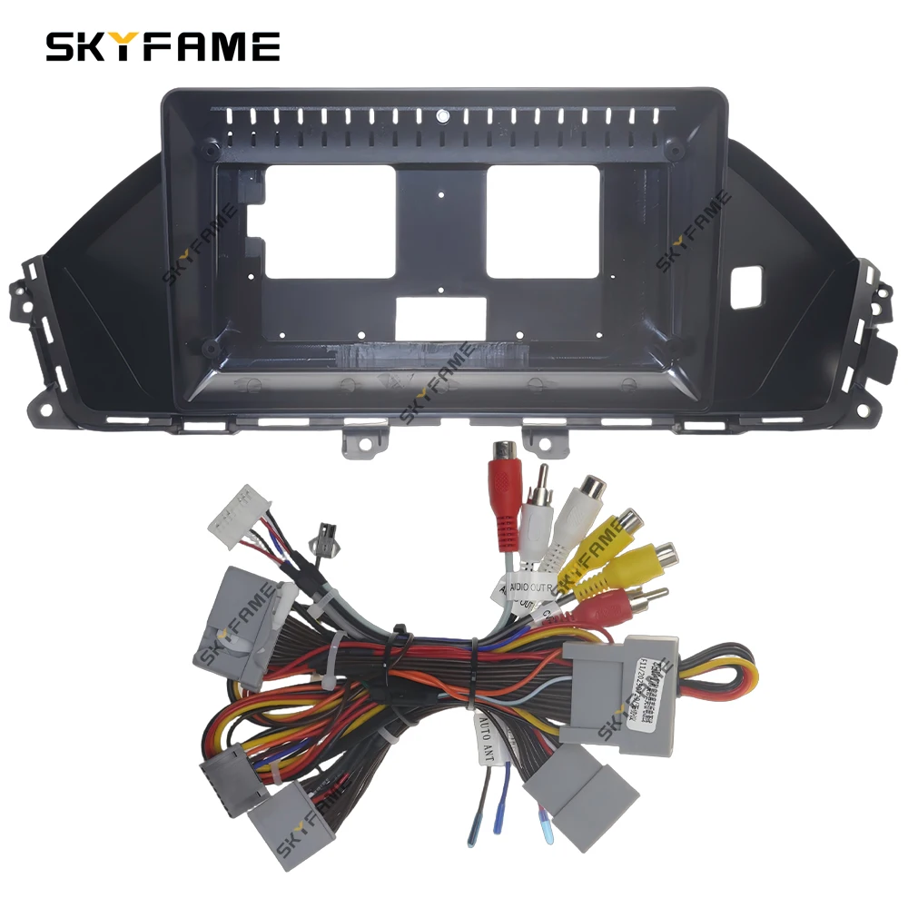 

SKYFAME автомобильная рамка Fascia адаптер Canbus Box декодер Android радио приборная панель монтажная панель комплект для Honda Odyssey