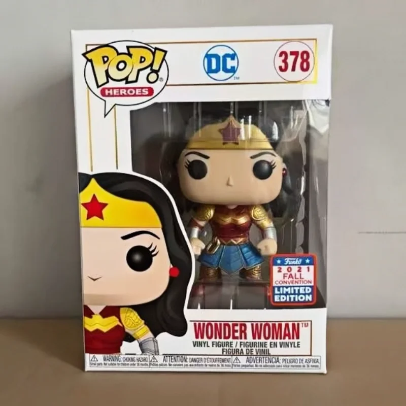 

Funko POP DC Wonder Women #378 2021 Fall Convention Edition Vinyl Figure Figurine Collectible Toy Gift