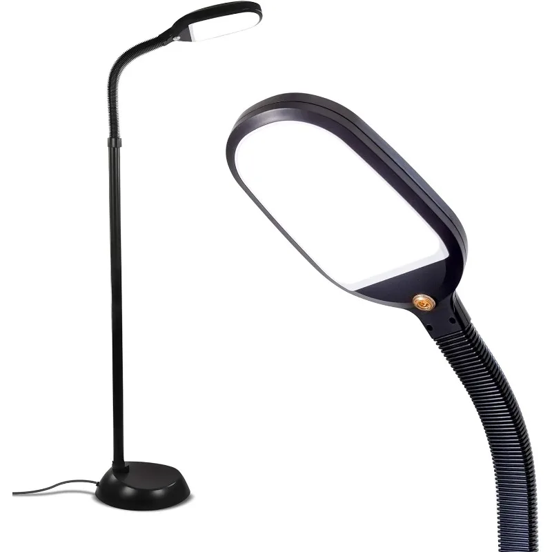 

Bright LED Floor Reading Lamp for Over Chair Crafts and Reading, Estheticians' Light for Lash Extensions