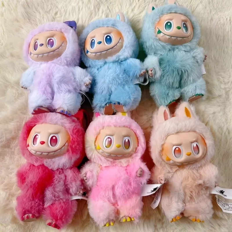 

Реплика маленького медвежонка Labubu 3-го поколения, серия высокой энергии, слепая коробка, красочный кулон с макаронами, подарок на фестиваль сердцебиения