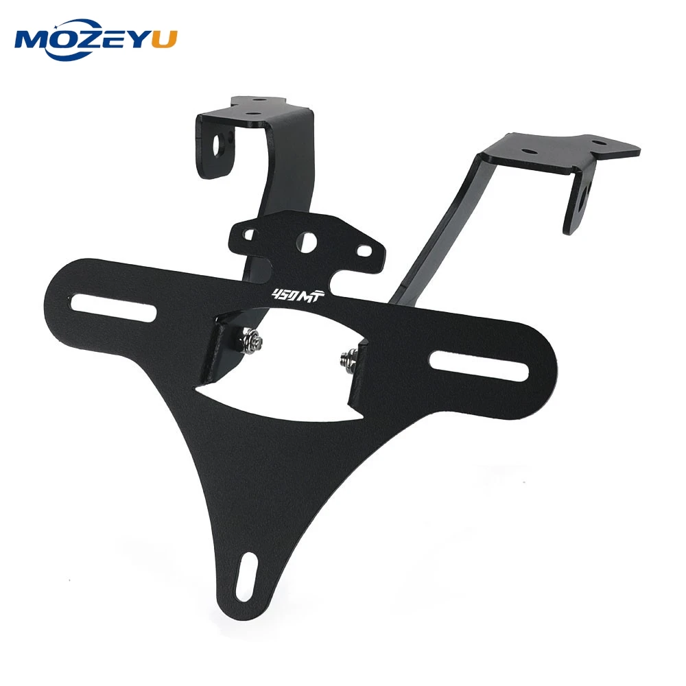 For CFMOTO 450MT IBEX 450 License Plate Holder Fender Eliminator Tail Frame LED Light Motorcycle 450MT 800MT-X 2024 - 2026 2027 3