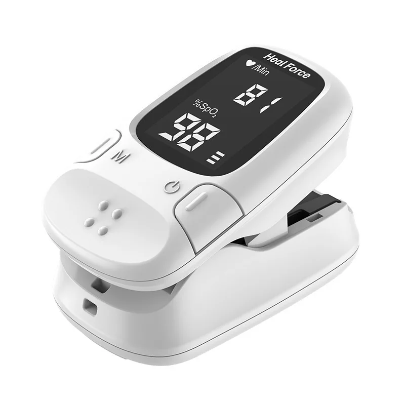Finger Pulse Oximeter SpO2 Blood Oxygen Saturation Monitor with Rate Measurements Meter Medical Digital Heart Rate Home Medical