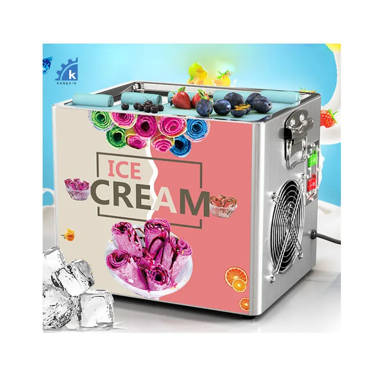 

Высокоэффективная машина для жареного мороженого с уличной едой, умная машина для жареного мороженого в рулонах