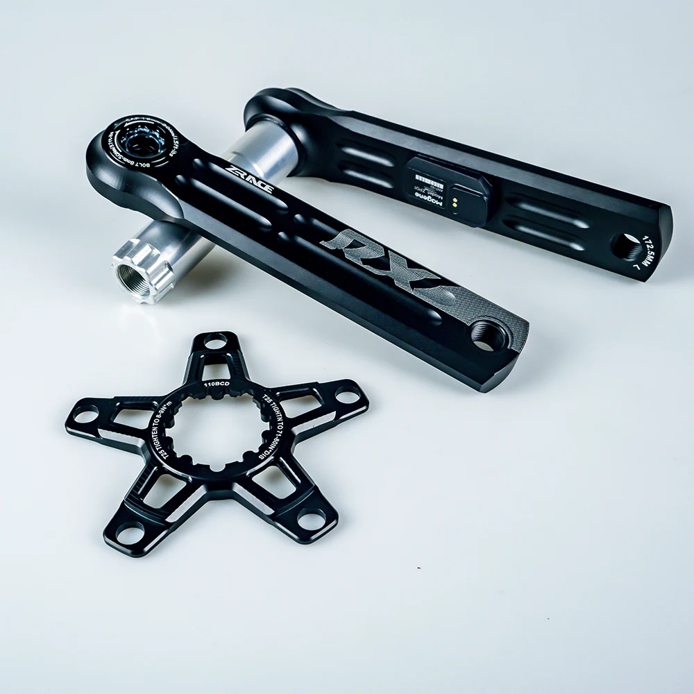 ZRACE x MAGENE RX Dual-Side Power Meter Crank, 1/2 x 10/11/12 Speed, 165mm/170mm/172.5mm/175mm,Dual Sided Power Meter Crank