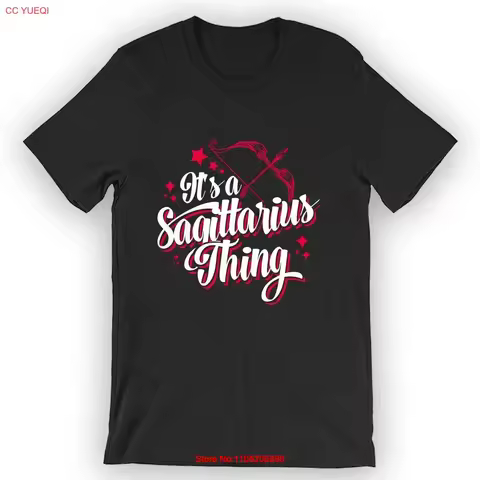 It's A Sagittarius Thing T Shirt Funny vintage Washed Versatile graphic homme Stretched Slightly streetwear Casual