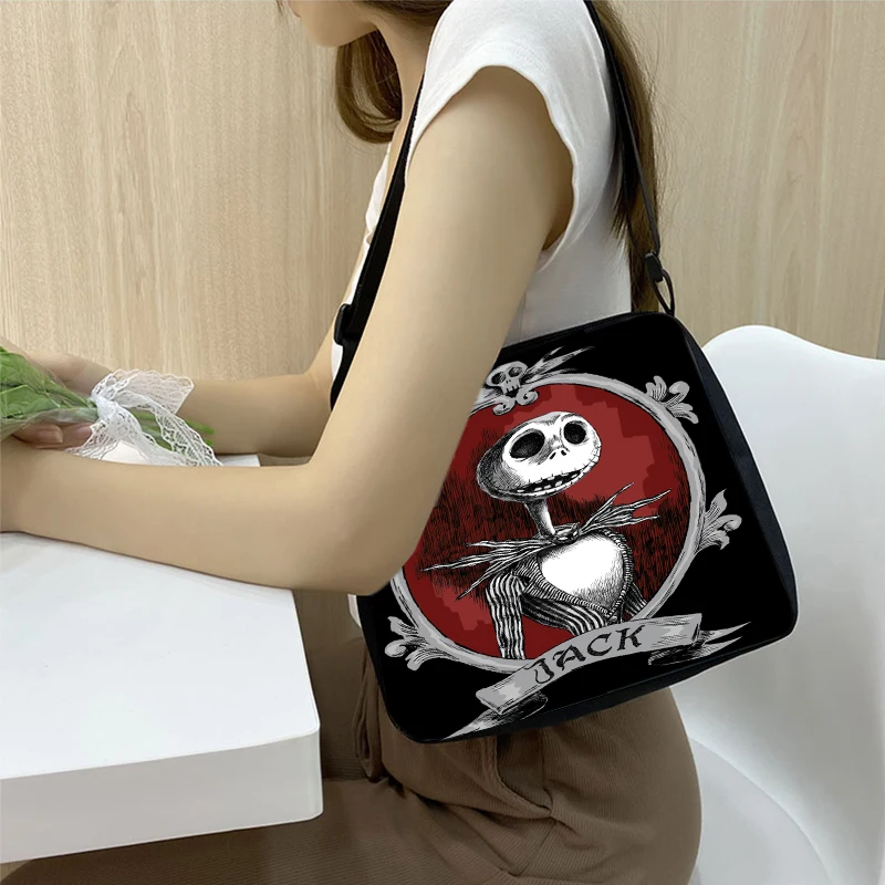 Disney The Nightmare Before Christmas Crossbody Shoulder Bags for Women Jack Skellington Underarm Bag halloween Gift