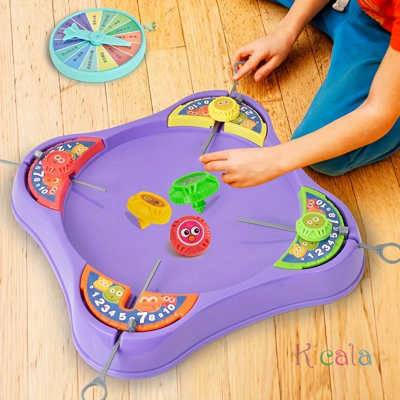 Gyro Big Battle Pull Combat Plate Multi-player Battle Children Table Interactive Set Gyro Play Puzzle Game Toys