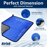 Lot de 1 à 4 chiffons de nettoyage en microfibre pour voiture, doux, séchage rapide, pour vitres et miroirs, chiffons de nettoyage double couche pour la maison, 500 GSM 5