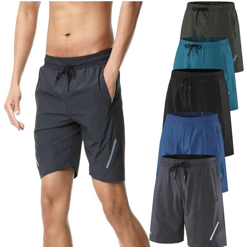 

2024 New Men's Running Shorts Quick-drying Fitness Black Shorts Men New Sport Workout Training Bodybuilding Short Pants