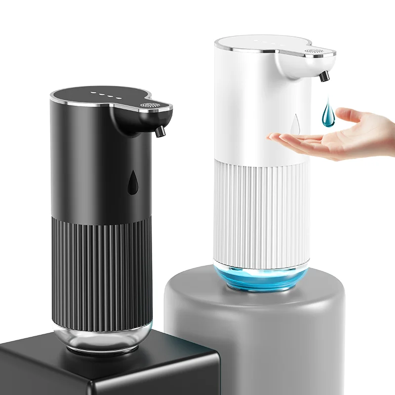 

STLF Foaming Automatic Soap Dispenser Touchless Liquid Soap Dispenser Wall Mount USB Rechargeable Hand Soap Dispenser for Househ