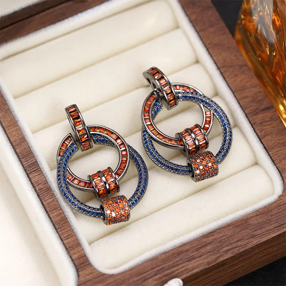 

Vintage fashion classic diamond-studded ear clips for women‘s girl party gift jewlry whosale