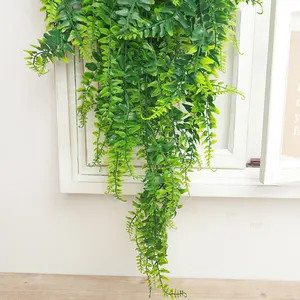 1pc Fern Persian lá cây treo nhân tạo Vines Trang trí đám cưới Trang trí tường nhựa Giáng sinh Trang trí phòng ban công 8 Bán hàng chính của Samambae - №7