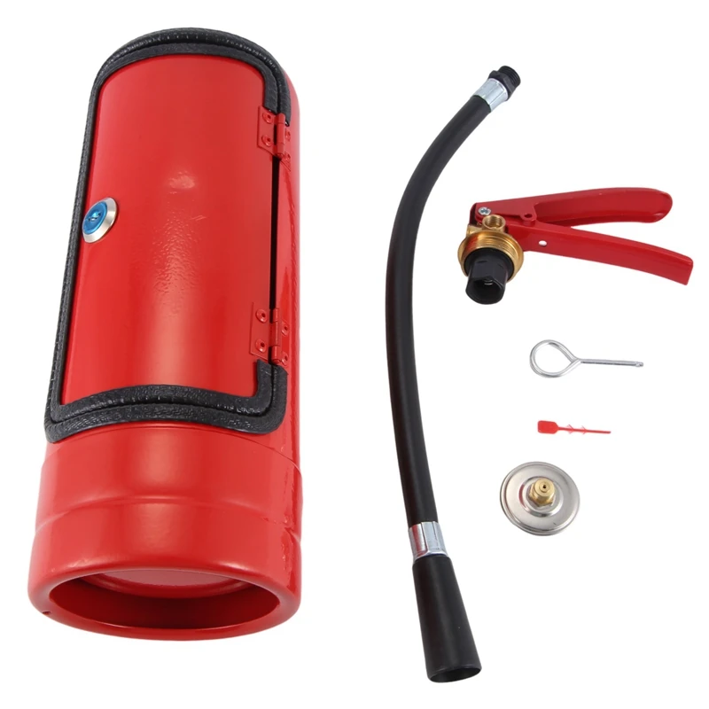 

Lockable Fire Extinguisher-Styled Wine Holder, Novel Mini Bar Cabinet For Wine Enthusiasts