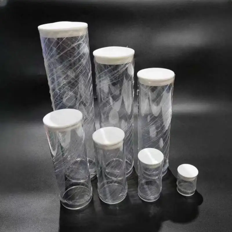 

Naxilai Clear Plastic Tube With Lid Clear Tube Pack Plastic Package Cylinder Box With Cap Different Sizes High Quality