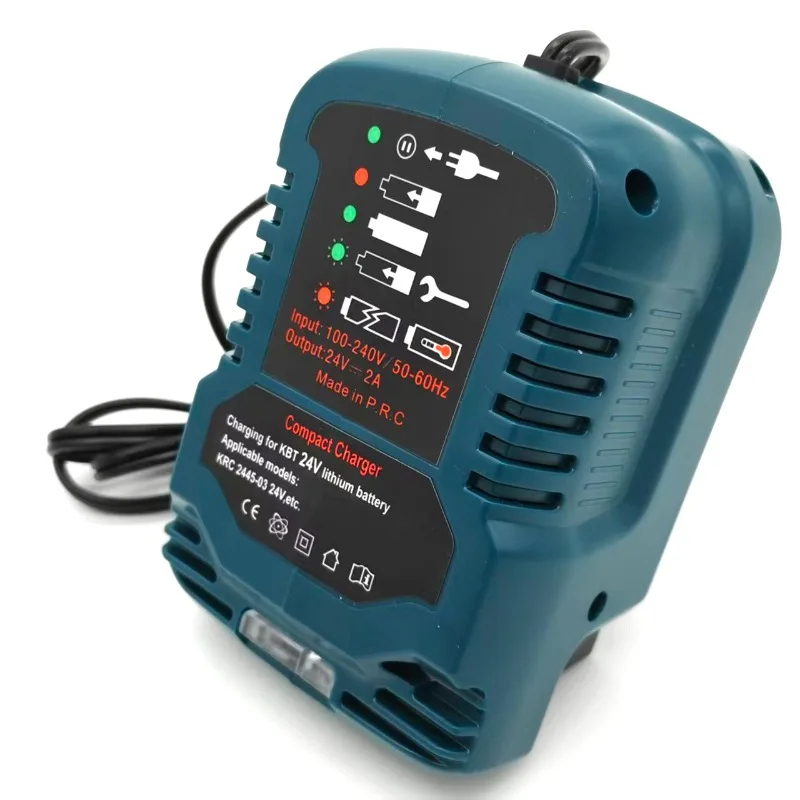 

Mini Rapid Charger Compatible with For Kabalt/Greenworks/Snow Joe 24V Lithium Batteries Power Tool Battery Charger Replacement