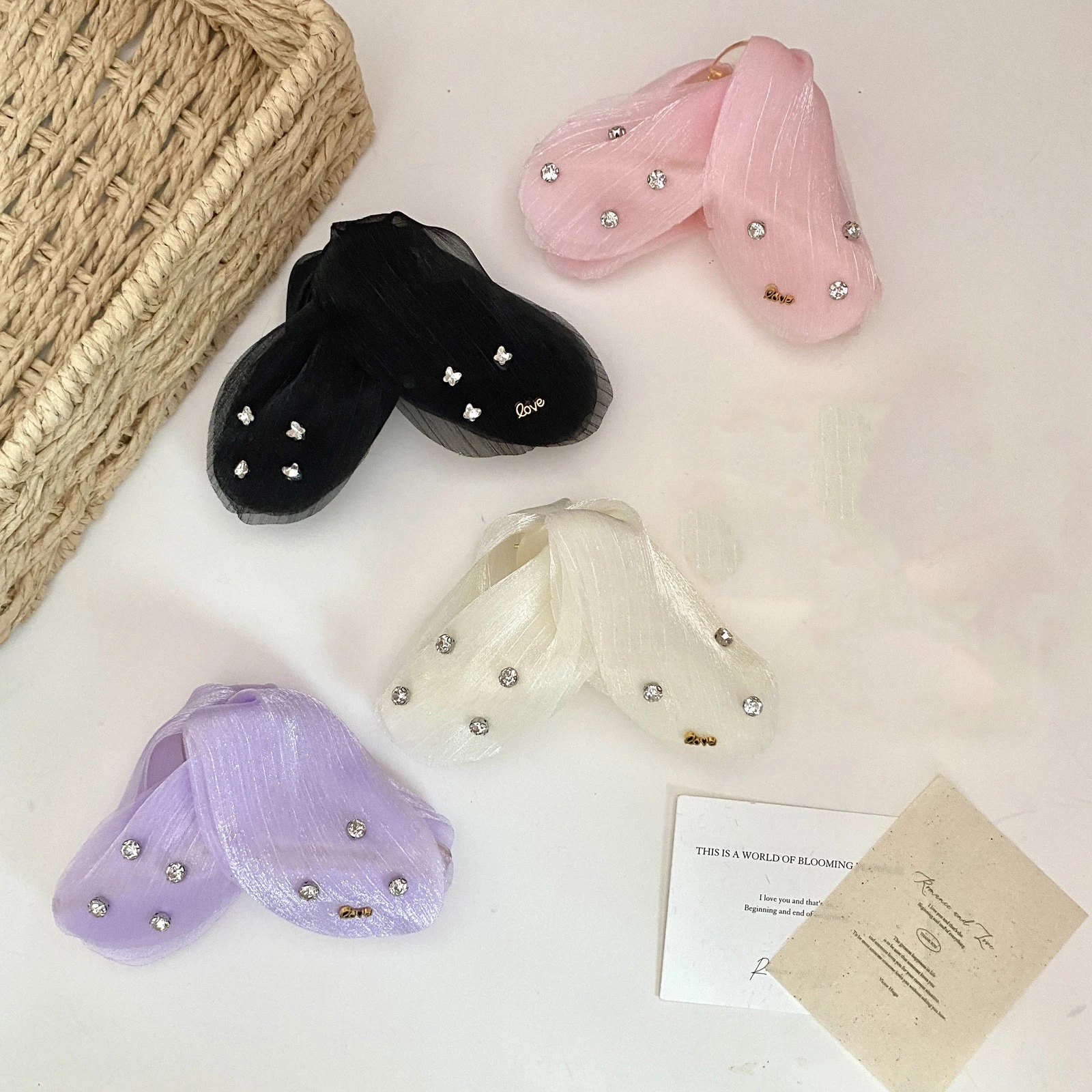 Mesh Simulation Butterfly Shark Clip Sweet Temperament Hairpin Female Casual All-Match Hairpin Hair Accessories