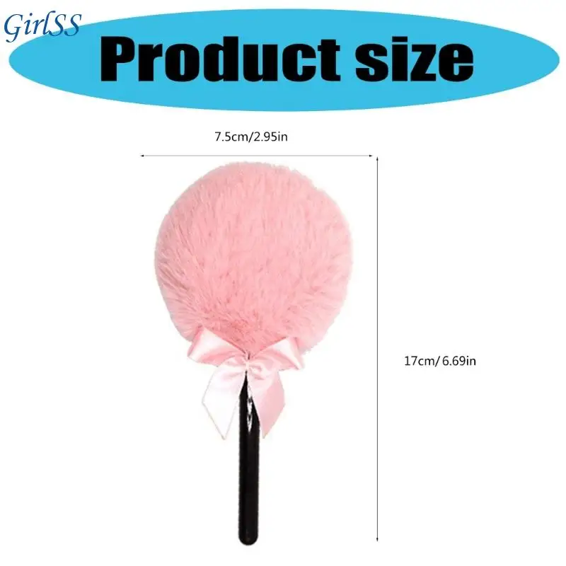 ロリポップ シェイプ ボディ パウダー アプリケーター ボディ パウダー パフ ソフト メイクアップ パフ T4MB