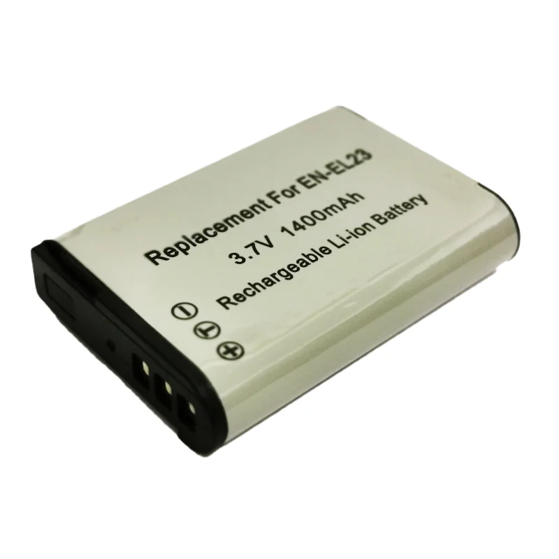 Литий-ионный аккумулятор 3,8 В, 1400 мАч EN — EL23 для цифровых фотоаппаратов Nikon — совместим с P610s, P600, S810c, P900S