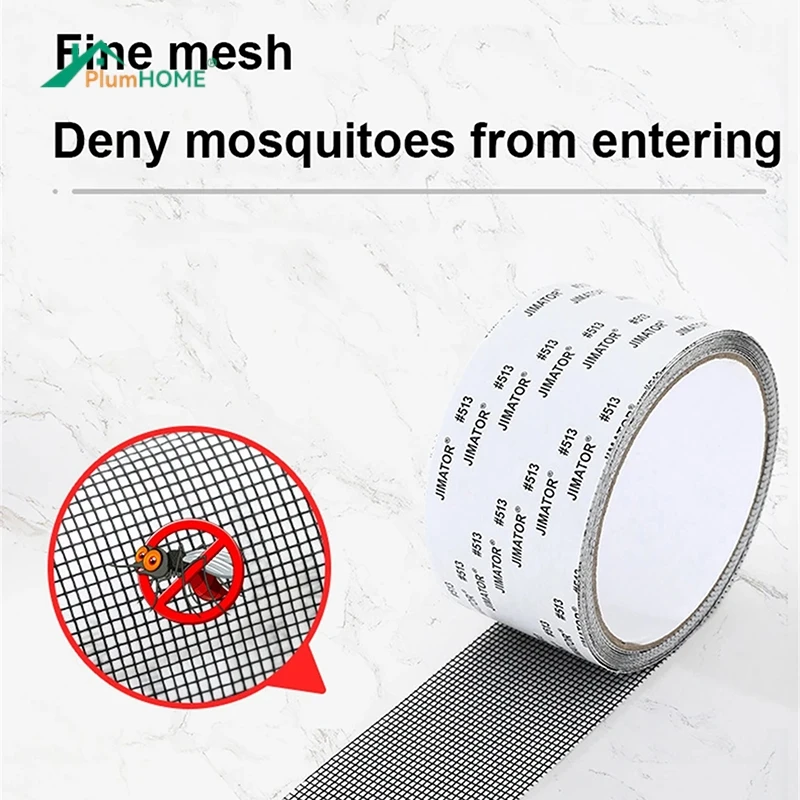 

5/10cm Width Window Mosquito Net Repair Tape Self-Adhesive Window Screen Repair Patch Anti-Insect Fly Mesh Broken Holes Tape