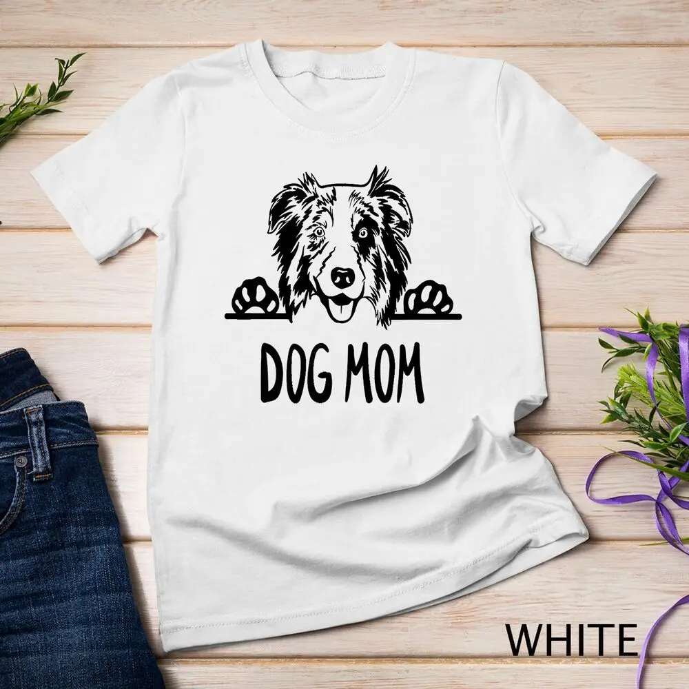 

Australian Shepherd Dog for Women Aussie Wigglebutt Dog Mom Unisex T-shirt Men's and women's T-shirts