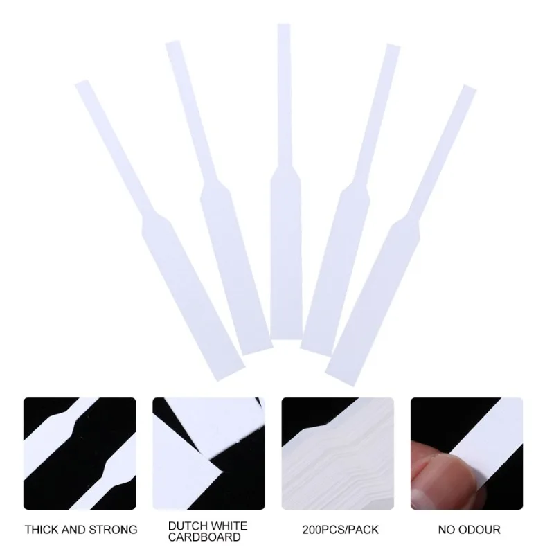 100/200Pcs Perfume Tester Strips for Scent Testing and Blending Paper White Aromatherapy Essential Oils Test Paper Strips