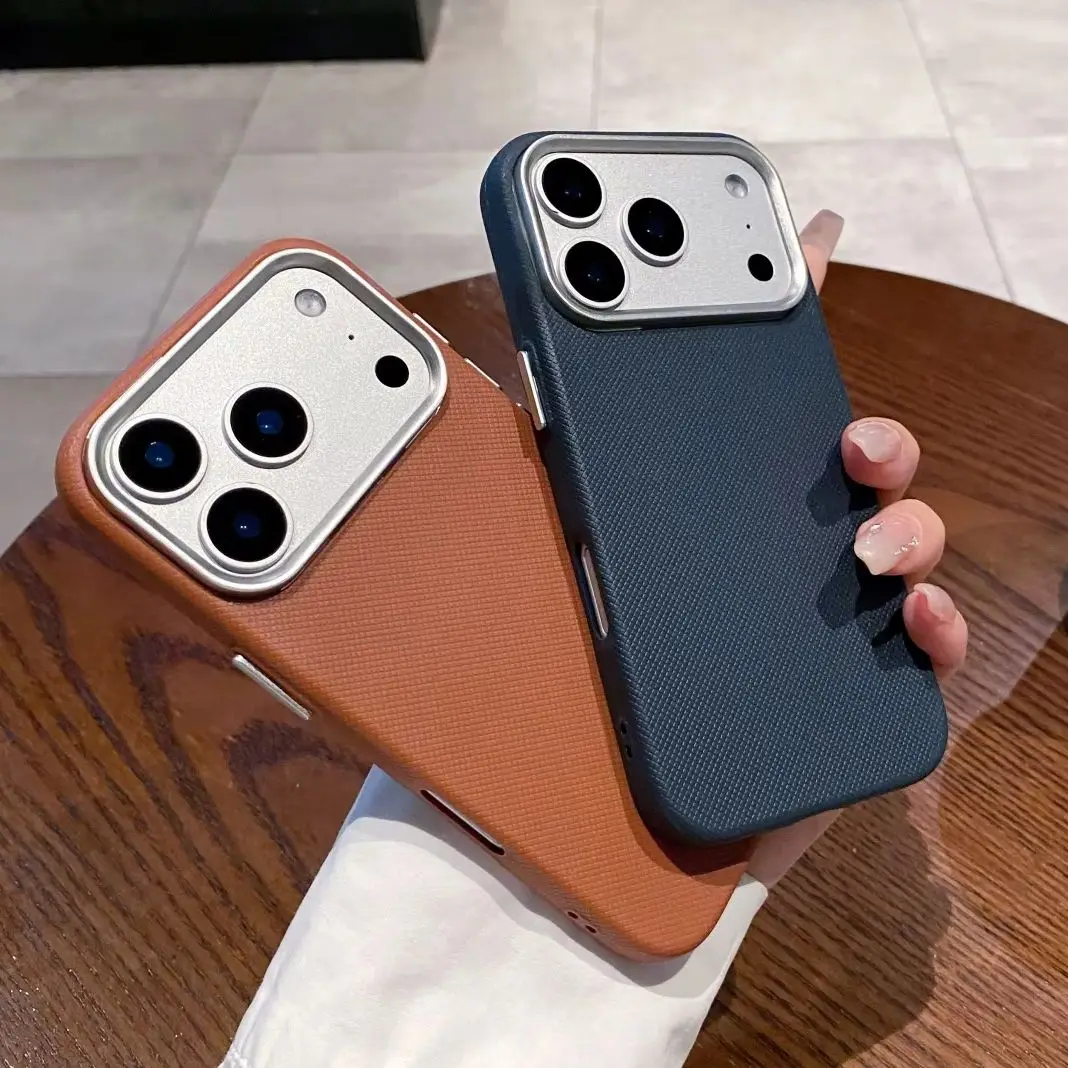 Funda de teléfono de TPU suave con textura de tela de lujo para iPhone 17 Air 16 15 14 13 12 11 Pro Max Plus, cubierta a prueba de golpes de Color sólido esmerilado