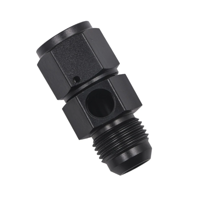 Flexible Male to Female Adapter with 1/8 Port Simple Install Side Port Adapter Dropship