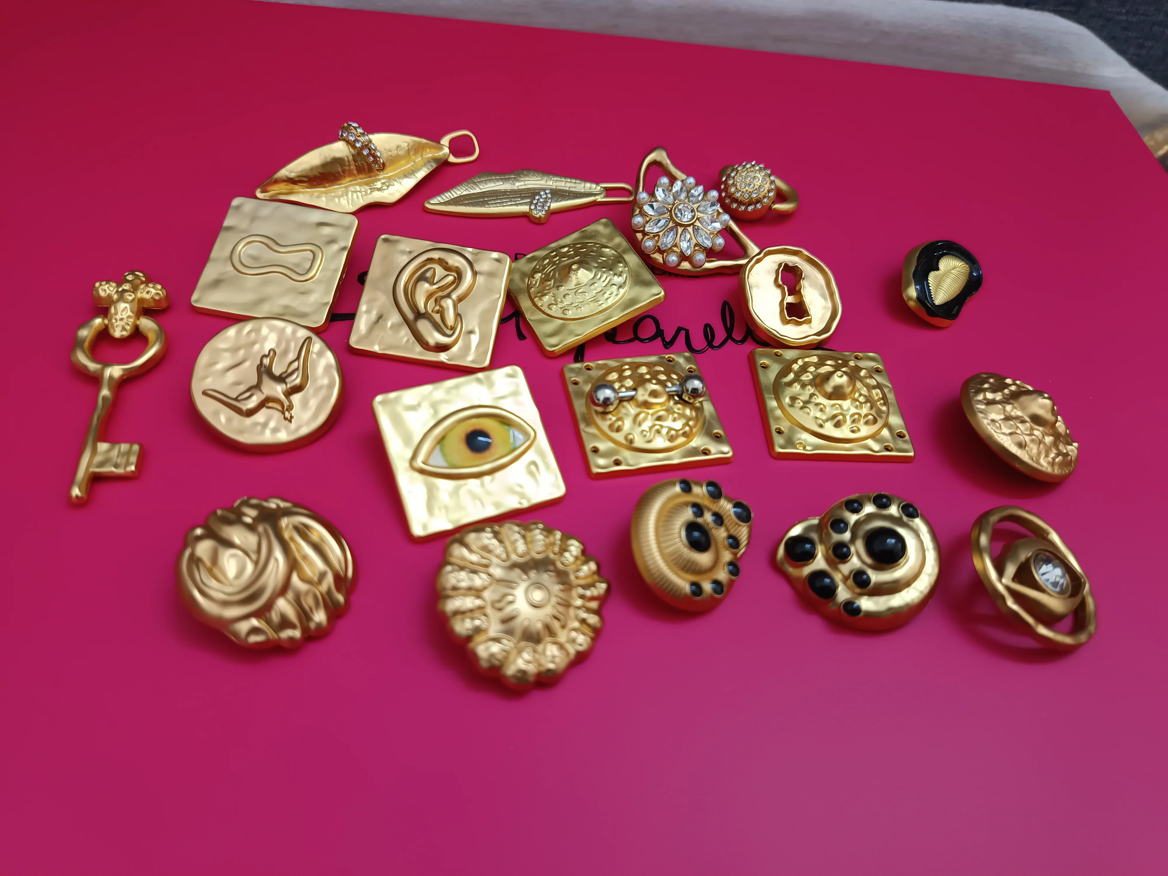 10 pieces/set,decorative buttons for clothes,creative,vintage buttons for DIY,eyes buttons,Craft Clothing Sewing,big size
