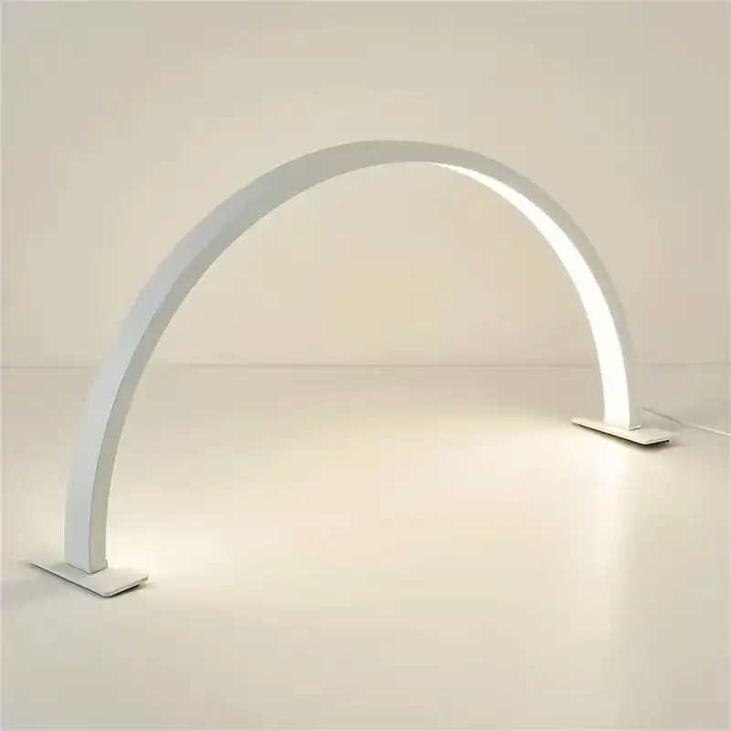 New Moon Nail Work Lamp - Schoonheidswerk Bureaulamp, Driekleurige USB-voeding - Zwart/Wit/Roze, Geschikt voor Nail Art, Wimper