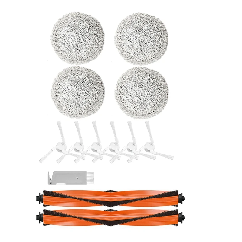 Main Side Brush Mop Pad Replacement Accessories For Xiaomi STYTJ06ZHM / Mijia Pro Vacuum Cleaner