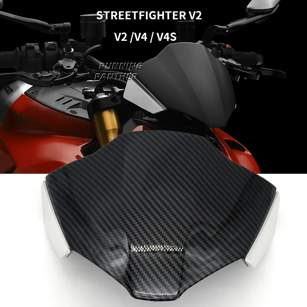 

Лобовое стекло мотоцикла для Ducati Streetfighter V2 STREETFIGHTER V4 S V4S 2021 2022 2023, ветрозащитный экран