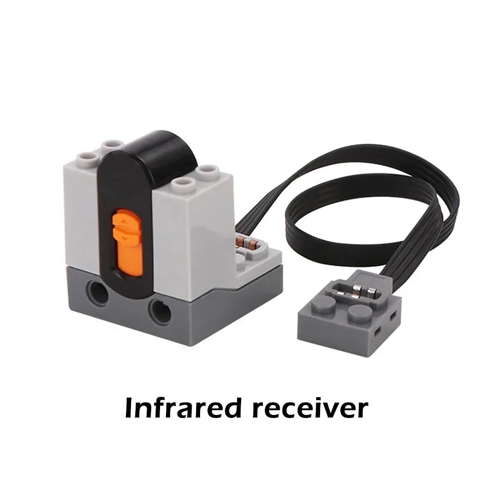 MOC Power Functies Servo Treinmotor Accubak Schakelaar Licht IR Afstandsbediening Ontvanger Technische onderdelen Set Bouwstenen