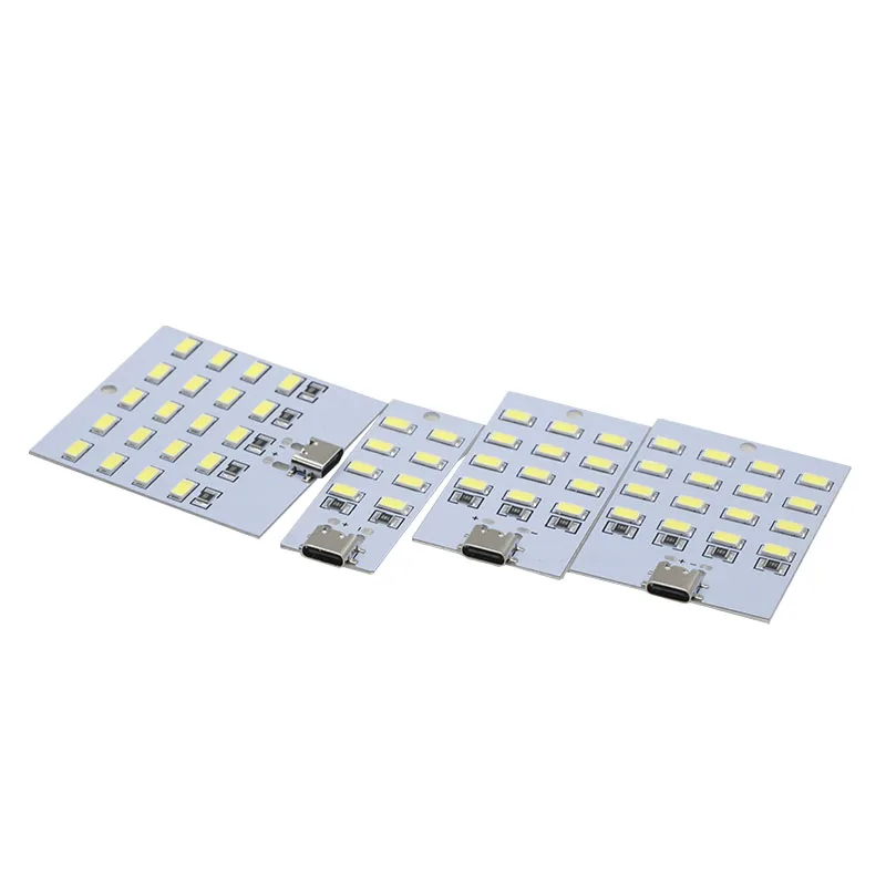 1PCS high quality 5730 smd 5V 430mA~470mA White Mirco Usb 5730 LED lighting panel USB mobile light Emergency light night light
