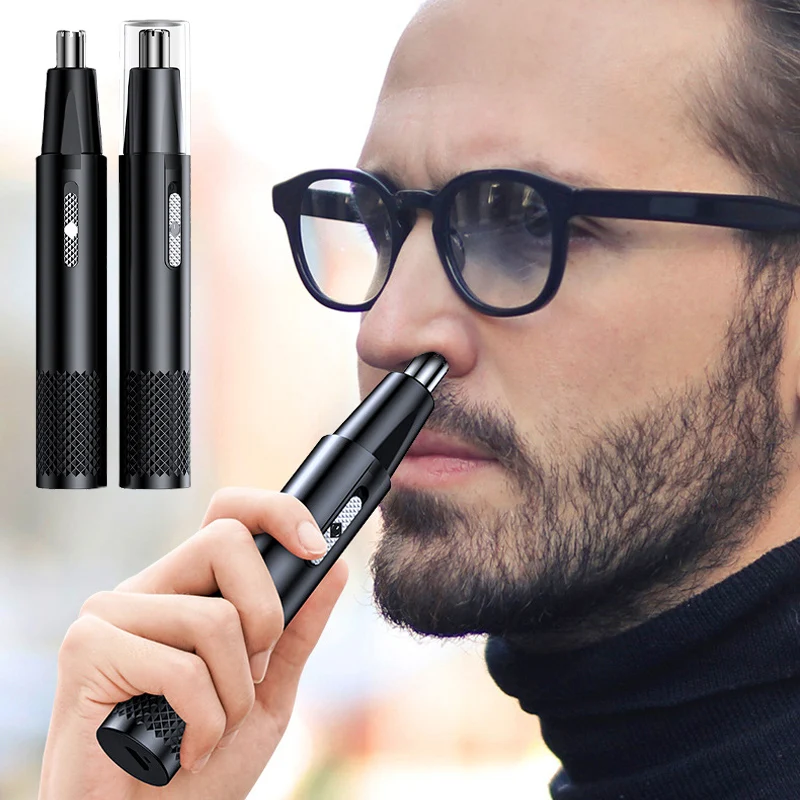 MAIZIUP Electric Nose Hair Trimmer machine Shaver Two-in-one Washable Hair Shaving Tool Portable nose and ear razor Trimmer