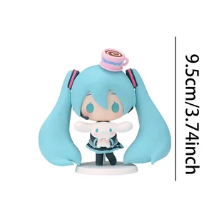 1pc 20cm/7.87 pulgadas Hatsune Miku x Cinnamoroll Anime Figura Kawaii Miku Figura de acción PVC Modelo de colección para adultos Regalos 8 Mejores ventas Figura de miku Bunny - №1