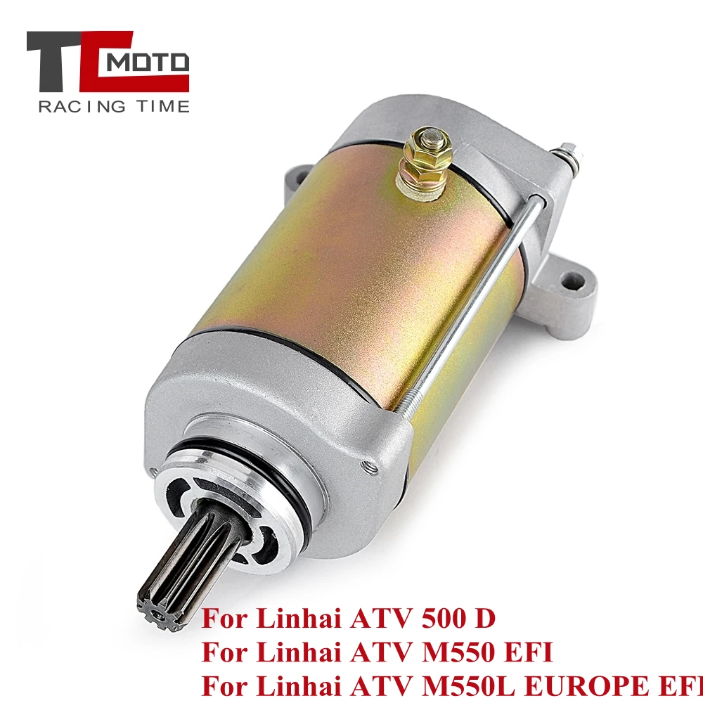 Starter Electrical Engine Starter Motor For Linhai ATV M550 EFI M550L EUROPE EFI ATV 500 D Starter Motor